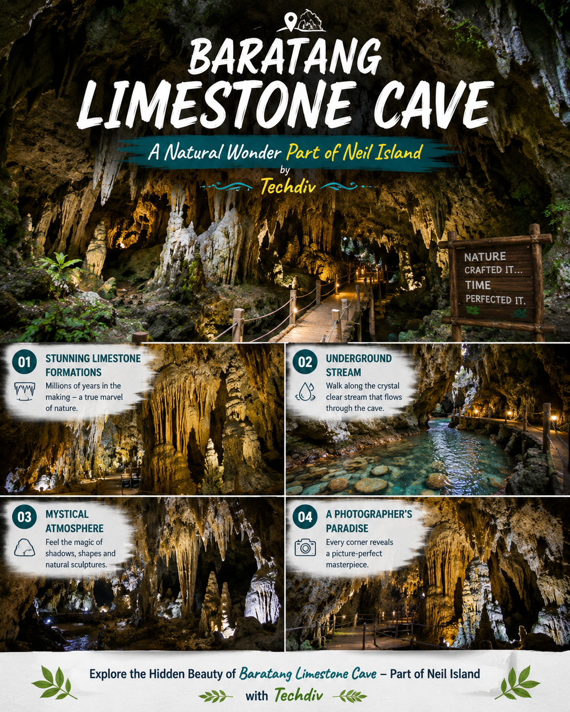 Baratang Limestone Cave Tour